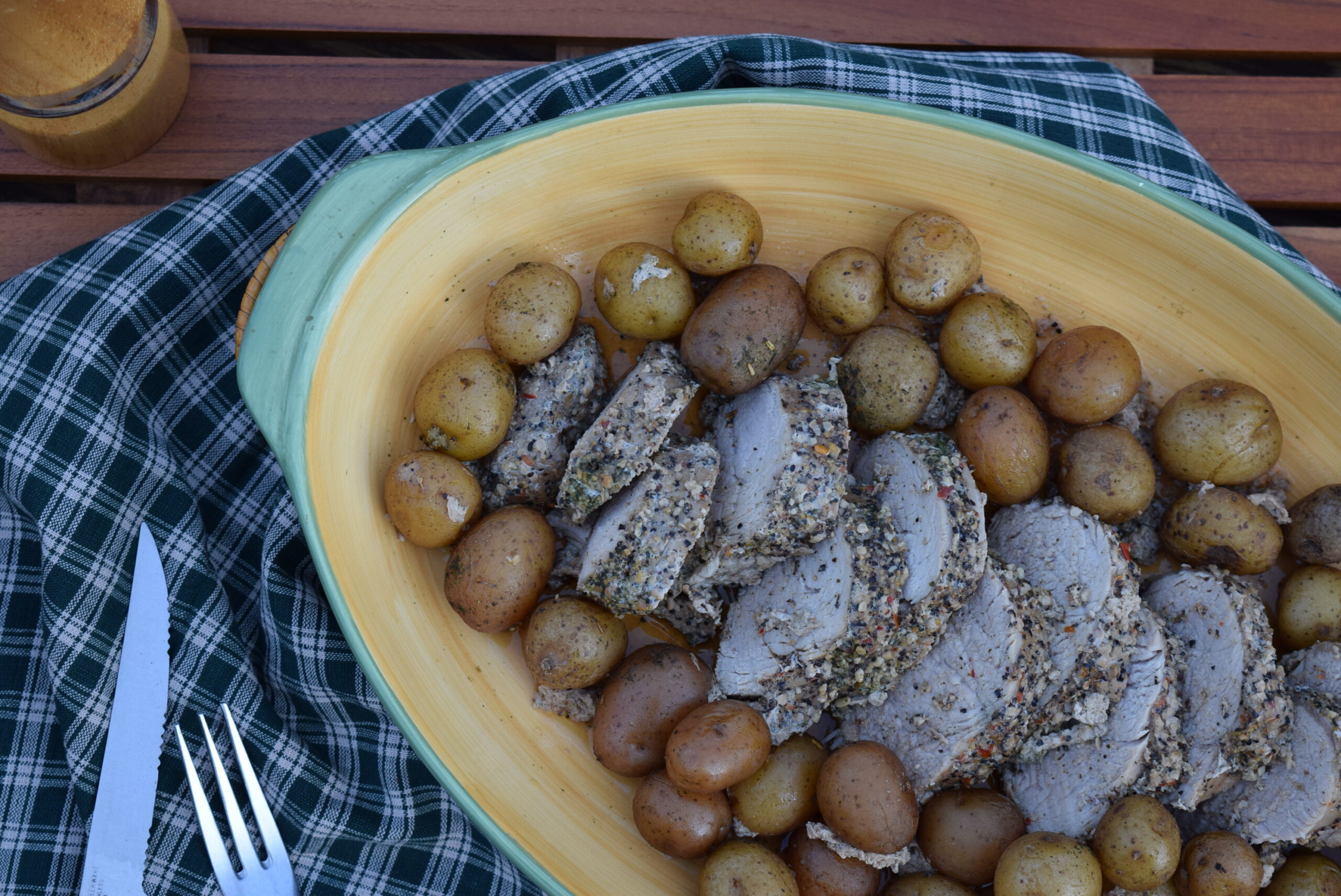 smithfield pork tenderloin and little potatoes