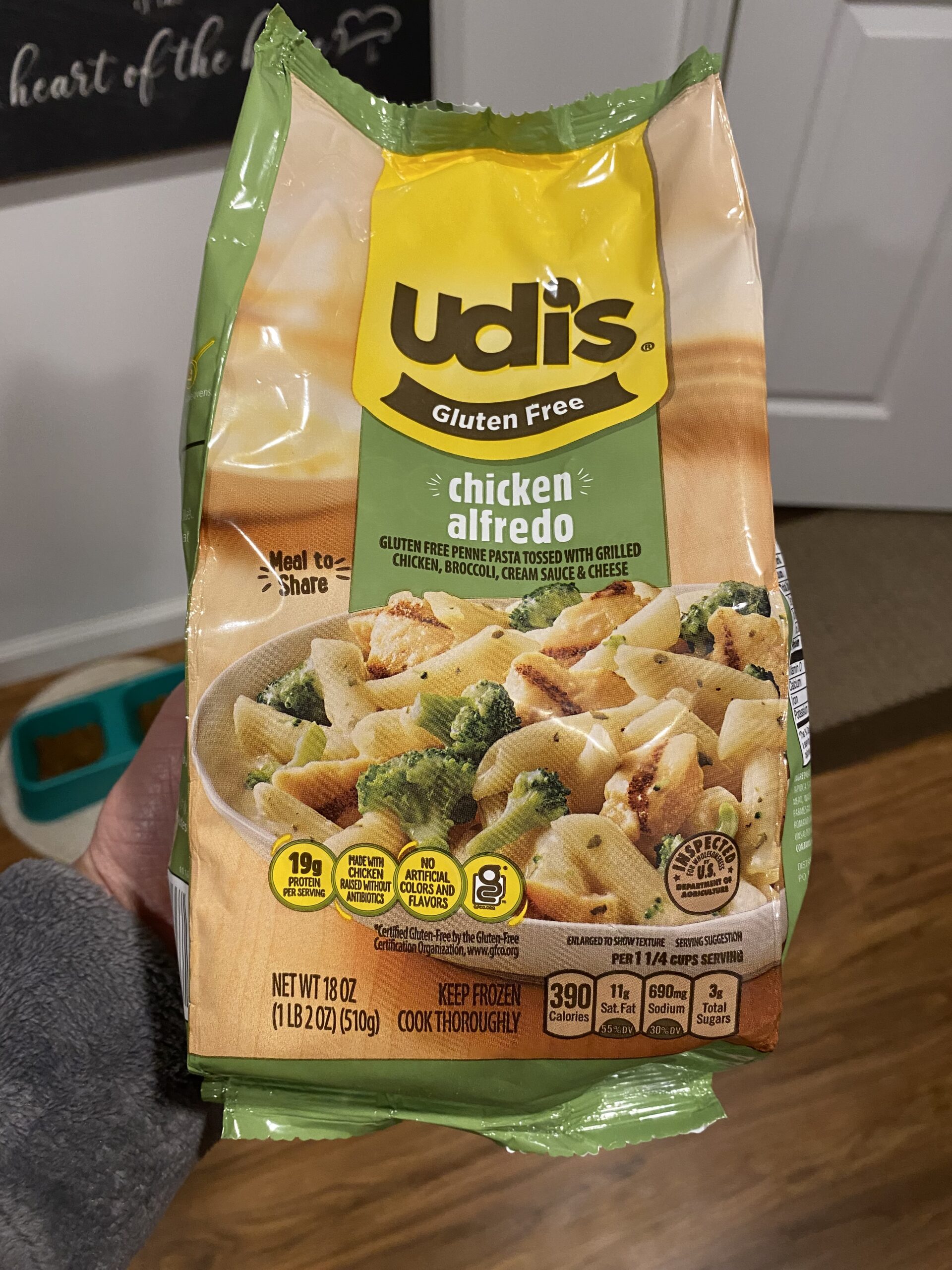 quick gluten-free chicken alfredo dish